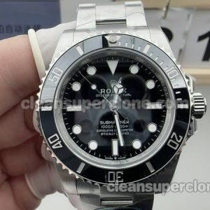 124060 1:1 Replica watch details and price Clean Factory Rolex Submariner mechanical men