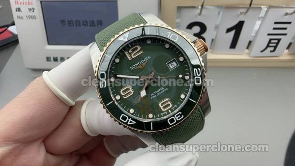 Hydroconquest watch details and pricing AF Factory Longines L3.781 Green 41mm mechanical men