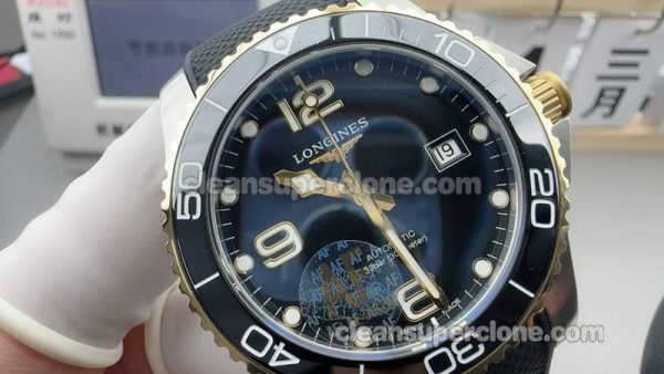 Hydroconquest watch details and pricing AF Factory Longines L3.782 Black 41mm mechanical men