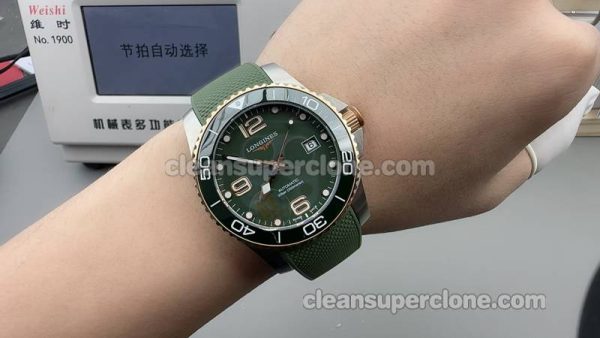 Hydroconquest watch details and pricing AF Factory Longines L3.781 Green 41mm mechanical men