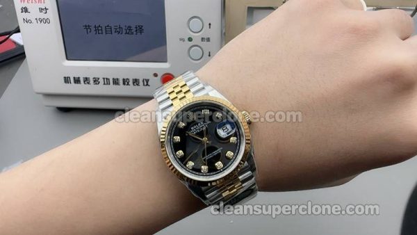 126233 1:1 Replica watch details and price Clean Factory Rolex Datejust Black dial 36mm mechanical men