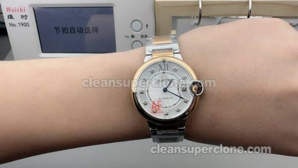 Ballon Bleu watch details and pricing AF Factory Cartier W3BB0007 White 36mm mechanical women