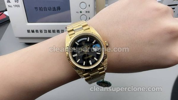 228238 1:1 Replica watch details and price CBD Factory Rolex Day-Date Black 40mm mechanical men