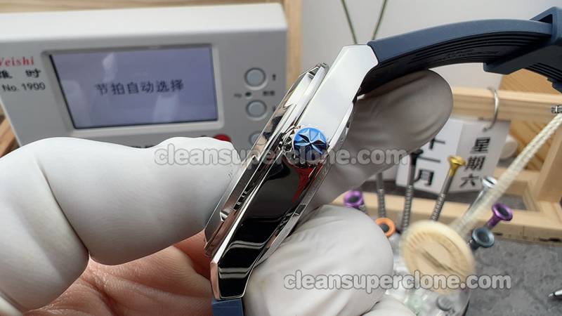 Super Clone watch Vacheron Constantin PPF Factory Overseas 4500 blue mechanical men