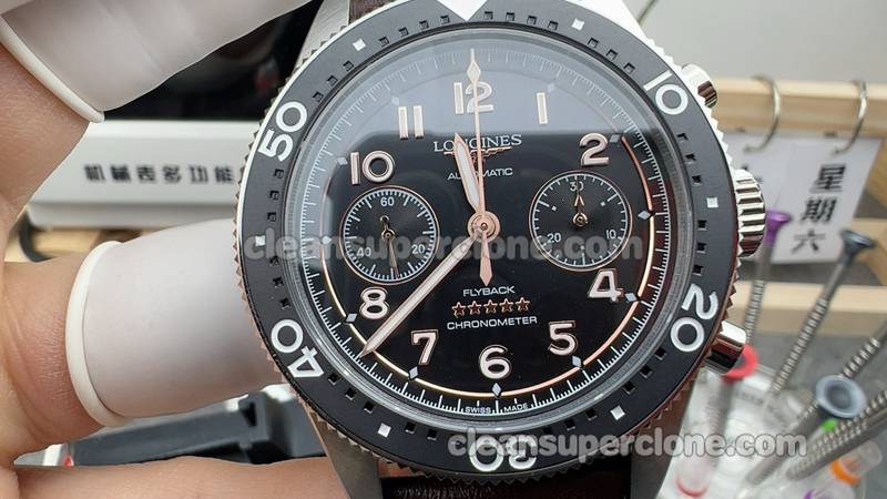 Spirit replica watch details and pricing TW Factory Longines L3.821.4.53.2 black mechanical men