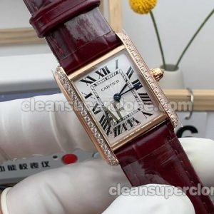 Super Clone watch Cartier AF Factory Tank WJTA0037 mechanical women