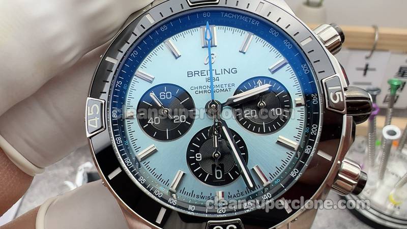 The best replica watch Chronomat BLS Factory Breitling PB013410 Blue mechanical men