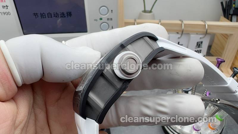 RM055 1:1 Copy watch description and price R Factory Richard Mille carbon fiber mechanical men