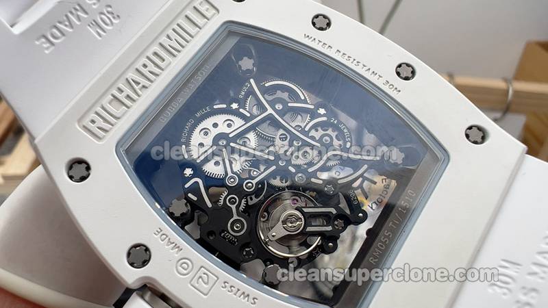 Top-quality replica watch Richard Mille R Factory RM055 White mechanical men