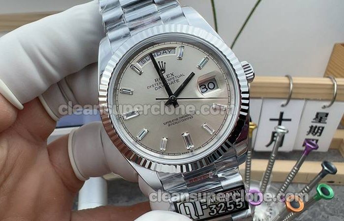 Replica watch Day-Date QF Factory Rolex 228236 Sliver 40mm mechanical men