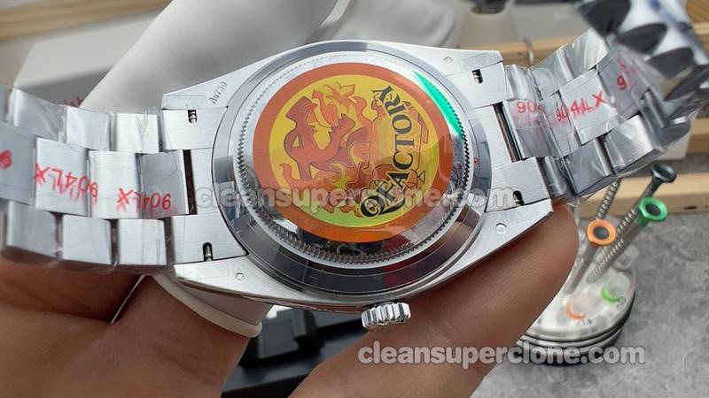 Replica watch Day-Date QF Factory Rolex 228236 Sliver 40mm mechanical men