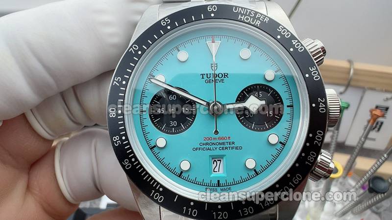 Replica watch Black Bay M+ Factory Tudor Blue Chronograph mechanical men