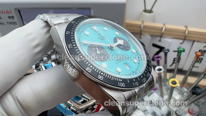 Replica watch Black Bay M+ Factory Tudor Blue Chronograph mechanical men