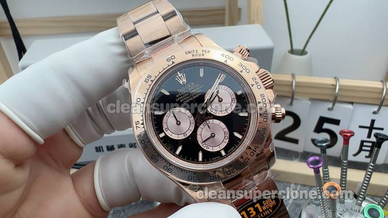 The best replica watch Daytona QF Factory Rolex 116505 Black 4130 mechanical men