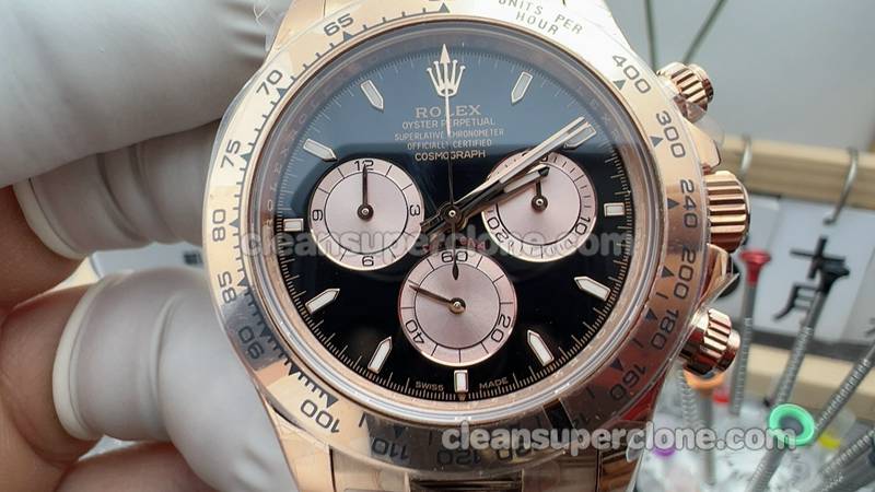 The best replica watch Daytona QF Factory Rolex 116505 Black 4130 mechanical men