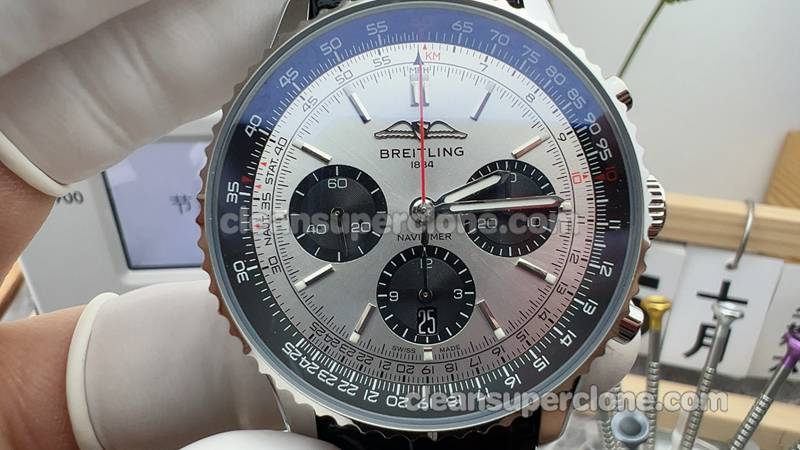 Replica watch Navitimer BLS Factory Breitling AB01382 Sliver mechanical men