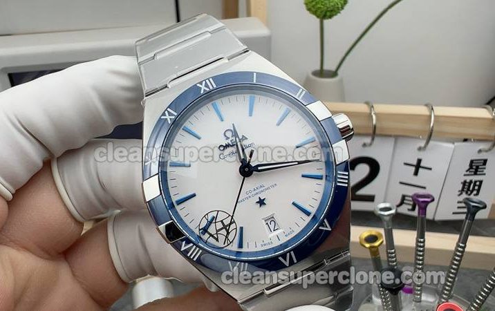 Super Clone watch Omega V+ Factory Constellation 131.33.41 white mechanical men