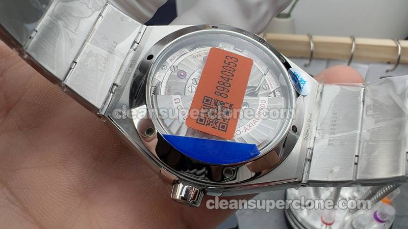 Super Clone watch Omega V+ Factory Constellation 131.33.41 white mechanical men