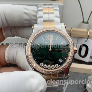 Super Clone watch Chopard HAPPY SPORT 278582 Green 36mm Quartz women