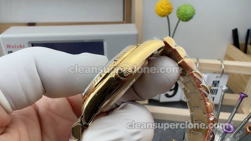 Top-quality replica watch Day-Date TWS Factory Rolex 128238 Green 36mm Mechanical men