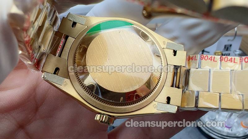 Top-quality replica watch Day-Date TWS Factory Rolex 128238 Green 36mm Mechanical men