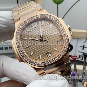 Super Clone watch Patek Philippe 3K Factory Nautilus 7118 golden brown mechanical women