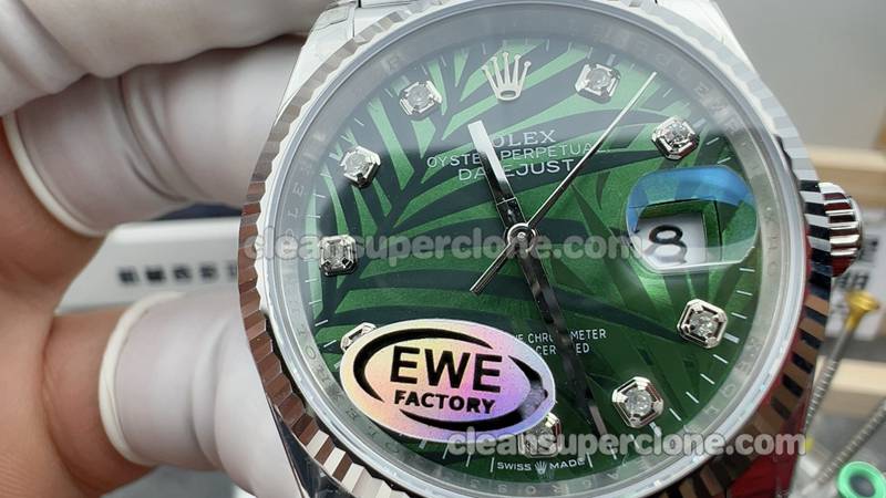 The best replica watch Datejust EWE Factory Rolex 126234 Green 36mm Mechanical men