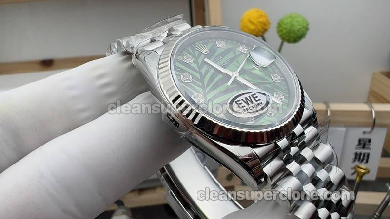 The best replica watch Datejust EWE Factory Rolex 126234 Green 36mm Mechanical men