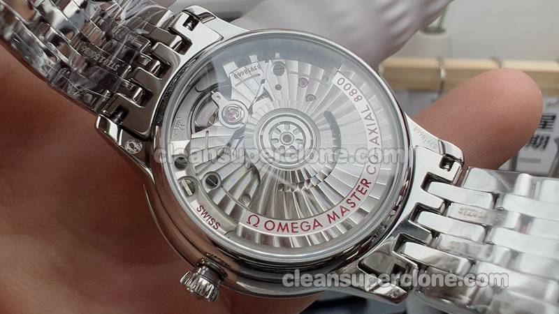 Super Clone watch Deville VS Factory Omega 434.10.34 White 34mm Mechanical women