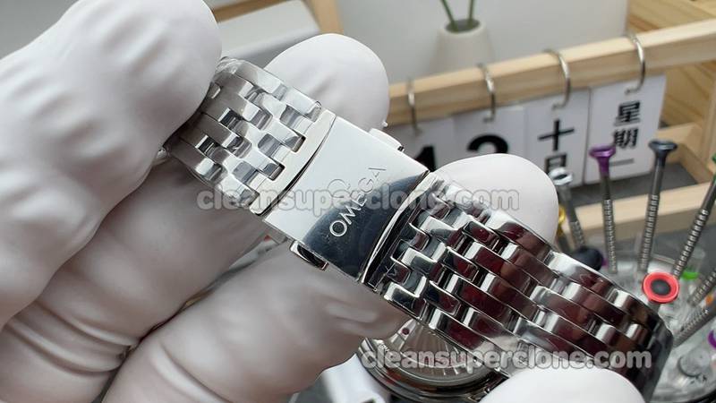 Super Clone watch Deville VS Factory Omega 434.10.34 White 34mm Mechanical women