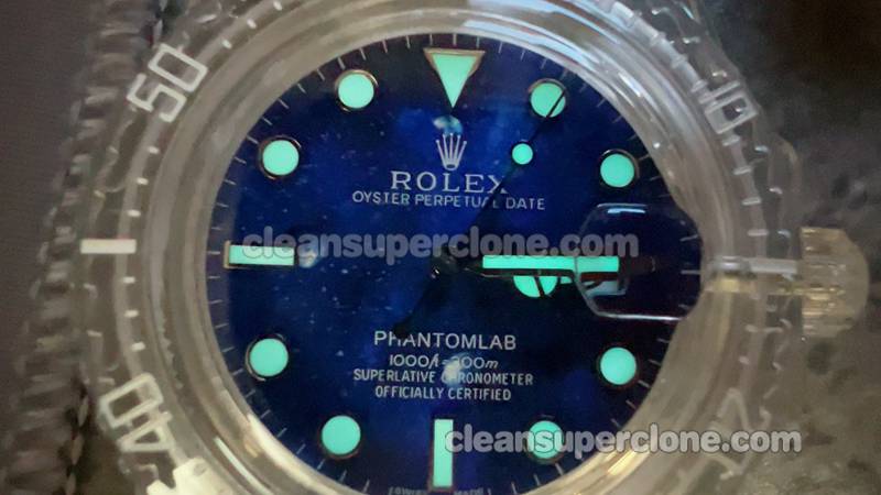 The best replica watch Submariner KZ Factory Rolex Transparent 3135 Mechanical men