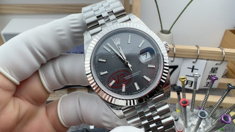 Replica watch Datejust VS Factory Rolex 126334 Gray 41mm 3235 mechanical men