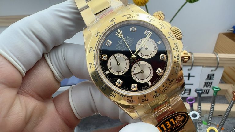 Replica watch Daytona QF Factory Rolex 126508 40mm 4131 Black mechanical men