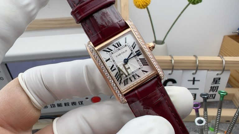 Super Clone watch Cartier AF Factory Tank WJTA0037 mechanical women