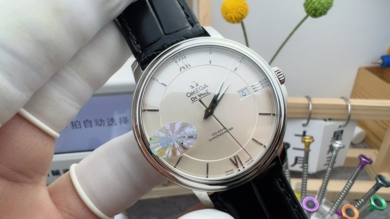 The best replica watch Deville MKS Factory Omega 424.13.40 silver mechanical men