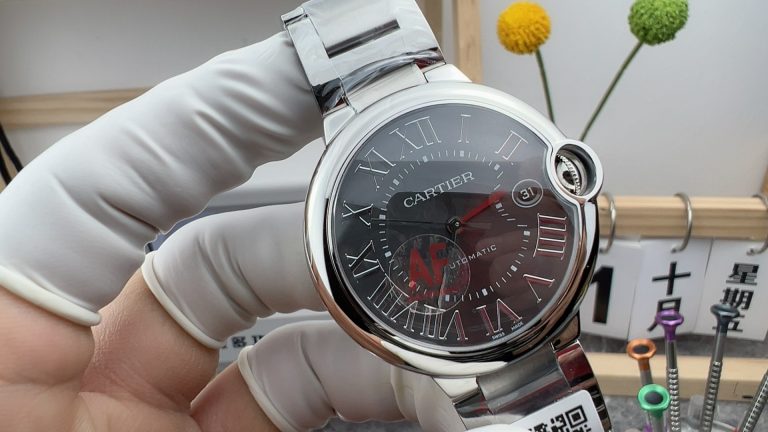 Replica watch Ballon Bleu AF Factory Cartier WSBB0060 gray mechanical men