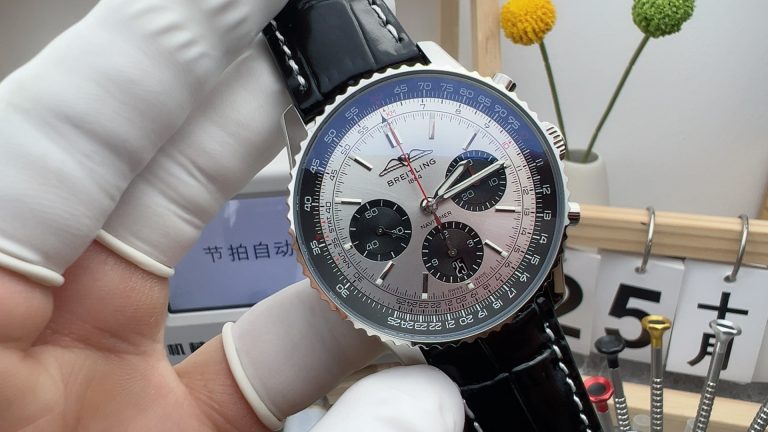 Replica watch Navitimer BLS Factory Breitling AB01382 Sliver mechanical men