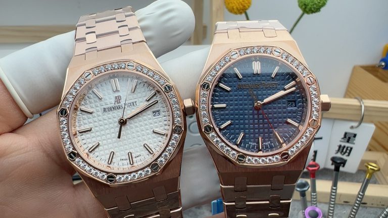 The best replica watch Royal Oak 8F Factory Audemars Piguet 77451 mechanical women