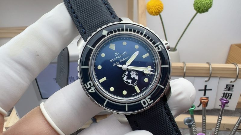 Super Clone watch Blancpain ZF Factory Fifty Fathoms 5008 mechanical men
