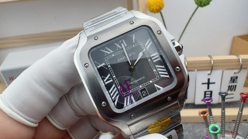 Replica watch Santos AF Factory Cartier WSSA0037 Gray mechanical men