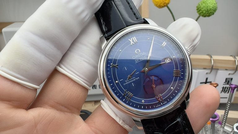 1:1 Replica Watch Deville TW Factory Omega 424.13.40 Blue Mechanical men