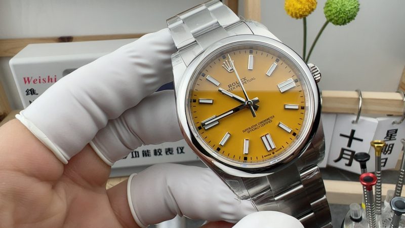Replica watch Oyster Perpetual VS Factory Rolex 126000 Yellow 36mm Mechanical men