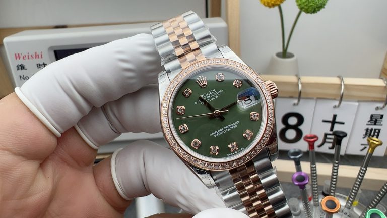 Replica watch Lady-Datejust GS Factory Rolex 278381 Green 31mm Mechanical women