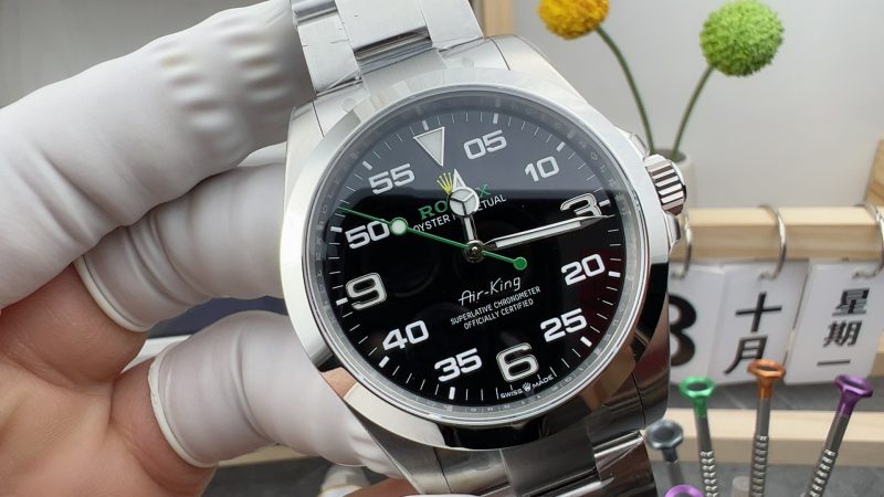Replica watch Air-King VS Factory Rolex 126900 Black 40mm Mechanical men