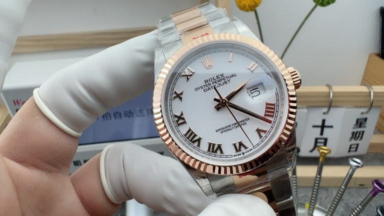 Top-quality replica watch Datejust TWS Factory Rolex 126231 White 36mm Mechanical men