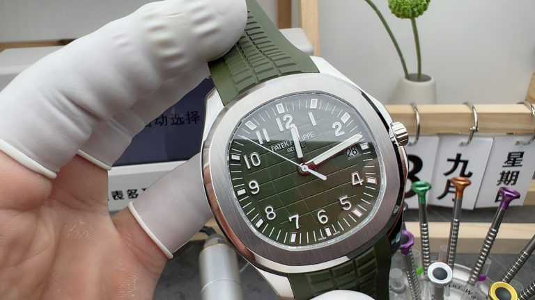 The best replica watch Aquanaut BBF Factory Patek Philippe 5168 Green Mechanical men
