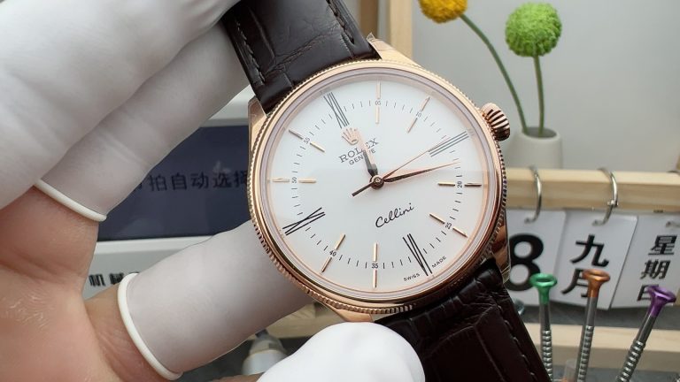 Replica watch Cellini KZ Factory Rolex 50509 White 3132 Mechanical men