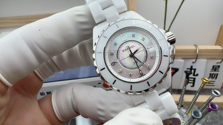 Super Clone watch Chanel HT Factory J12 H2422 White 33mm Quartz women