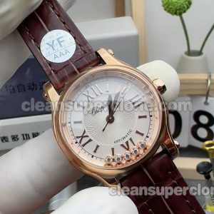 Replica watch Happy Sport YF Factory Chopard 274893 silvery grey 30mm Mechanical women