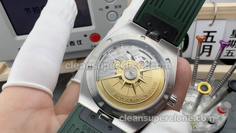 The best replica watch Overseas 8F Factory Vacheron Constantin 4500V Green Mechanical men